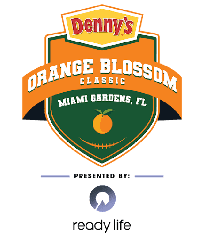 Orange Blossom Classic football game logo